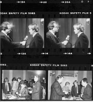 Robin Leach and DM, Return of the Man From UNCLE press conference